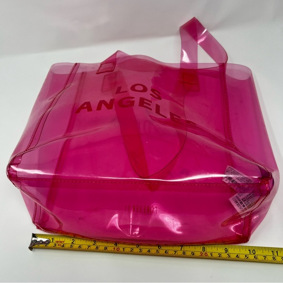 Pink Beach Tote Bag Summmer Vacation Travel Weekender Handbag Purse Tropical mom - Picture 16 of 17